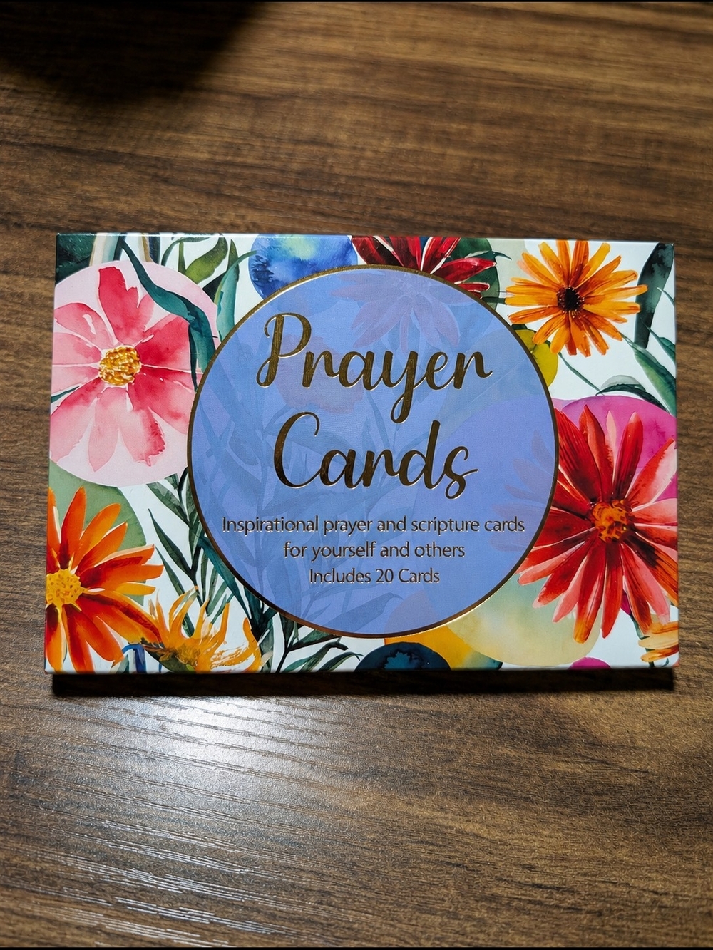 Prayer Cards 💜 Floral Box - Multicolor